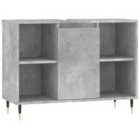 Vidaxl Bathroom Cabinet Concrete Grey 80X33X60 Cm Engineered Wood