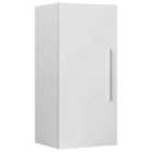 Beliani Bathroom Wall Mounted Cabinet Bilbao 40 Cm White