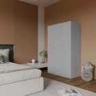 Seconique Dakota 3 Door Wardrobe - Light Grey
