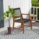 Costway 80/120/160cm Tall Fake Lemon Plant with Lemon Fruits and Cement Pot-0.8M