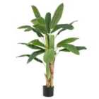 Costway Bird of Paradise Artificial Plant Faux Banana Leaf Tree