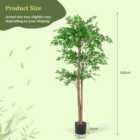 Costway 150 CM Artificial Bamboo Tree Faux Bamboo Plant