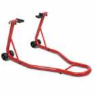 Costway Portable Steel Motorcycle Stand Sport Bike Rear Wheel Lift-Red