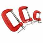 Dunnet Tools Heavy Duty G-clamp Professional Woodworking Clamps For Woodwork, Diy, Carpentry | Durable C & G Clamps, Quick Grip, Right Angle Clamp For Joinery & Metal Projects (1, Mini C-clamp Set)