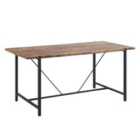 Beliani Dining Table SARITAS Brown 160 cm 80 cm