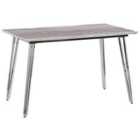Beliani Dining Table GREYTON White 120 cm 70 cm