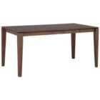 Beliani Dining Table LOTTIE Dark Brown 160 cm 90 cm
