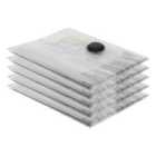Harbour Housewares Vacuum Storage Bags - Large (60x80cm) - Grey - Pack of 5