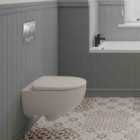Geberit Alpha 1120Mm Frame & Cistern, Plus Round Flush Plate