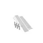 Mira Flight Low Riser Conversion Kit; Rectangular Up-to 1700Mm; White
