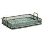 Interiors by Premier Rustic Grey Washed Rectangular Tray