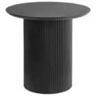 Beliani Side Table LEONA Black