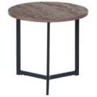 Beliani Side Table TIPPO Dark Brown