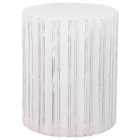 Beliani Side Table DEULI White