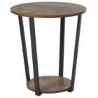 Beliani Side Table ORICK Dark Brown