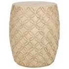Beliani Side Table ZOGNO Light Beige
