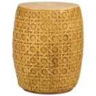 Beliani Side Table SADOLE Natural