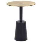 Beliani Side Table TANAMI Metal Gold