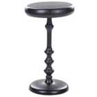 Beliani Side Table ATAPO Metal Black