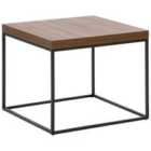 Beliani Side Table DELANO Dark Brown