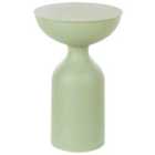 Beliani Side Table COTA Metal Light Green