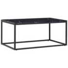 Beliani Coffee Table DELANO Black Marble