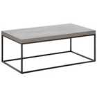 Beliani Coffee Table DELANO Grey Concrete Effect