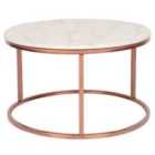 Beliani Coffee Table CORAL Rose Gold