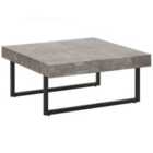 Beliani Coffee Table DELUZ Grey Concrete Effect