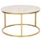Beliani Coffee Table CORAL Gold