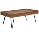 Beliani Coffee Table WELTON Dark Brown