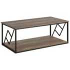 Beliani Coffee Table FORRES Brown/ Black