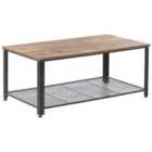 Beliani Coffee Table ASTON Brown/ Black