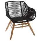 Fifty Five South Sisal Black Rope Armchair