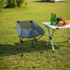 Garden Sanctuary Portable Folding Camping Chair - Grey