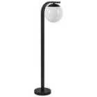 Beliani Set of 2 Outdoor LED Wall Lights POMPTON Black