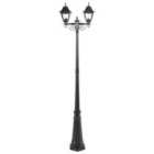 Beliani Outdoor Wall Light BANKA Black