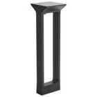 Beliani Outdoor Bollard Lamp TIZU Black