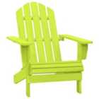 vidaXL Garden Adirondack Chair Solid Fir Wood Green