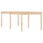 vidaXL Garden Table 203.5x100x76 cm Solid Wood Pine