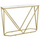 Beliani Console Table HAZEN Gold