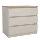 Furniture To Go Naia Chest Of 3 Drawers In Cashmere Jackson Hickory