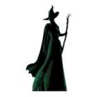 Star Cutouts Wicked Elphaba Witch Green & Black Silhouette