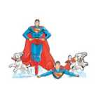 Star Cutouts Superman Cartoon Shelf Top Pack