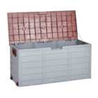 Beliani Storage Box Locarno 112/50cm Brown