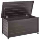 Beliani Storage Box Campalto Metal 123/60cm Dark Brown