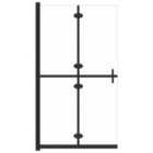 Vidaxl Foldable Walk-in Shower Wall Transparent Esg Glass 100X190 Cm