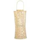 Beliani Lantern Mactan Bamboo Wood 58cm Natural