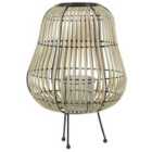 Beliani Lantern Berkner Wood 44cm Natural