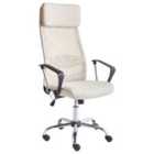 Beliani Office Chair Swivel Leader Faux Leather Black